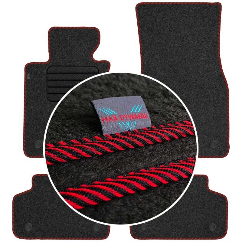 BMW 5 G30 G31 2017- MAX-DYWANIK veliūriniai grindų kilimėliai