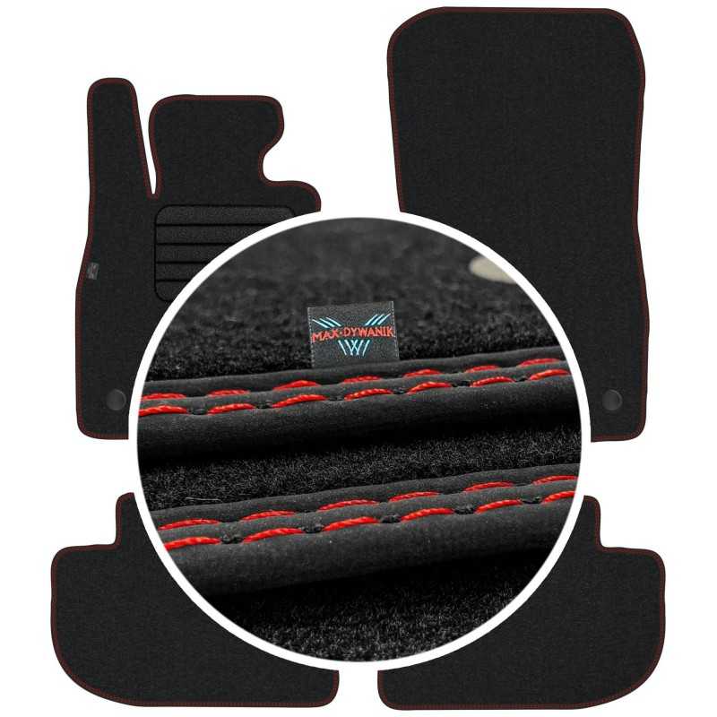 BMW 6 F06 Gran Coupe 2011-2019 Veliūriniai kilimėliai MAX-DYWANIK