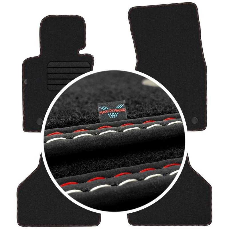 BMW 7 E65 Short 2001-2008 Veliūriniai kilimėliai MAX-MAT