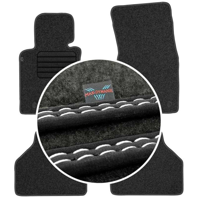BMW 7 E65 Short 2001-2008 Veliūriniai kilimėliai MAX-MAT