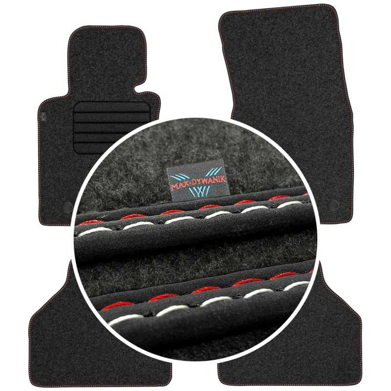 BMW 7 E65 Short 2001-2008 Veliūriniai kilimėliai MAX-MAT