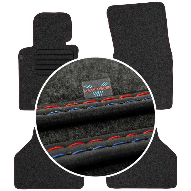 BMW 7 E65 Short 2001-2008 Veliūriniai kilimėliai MAX-MAT
