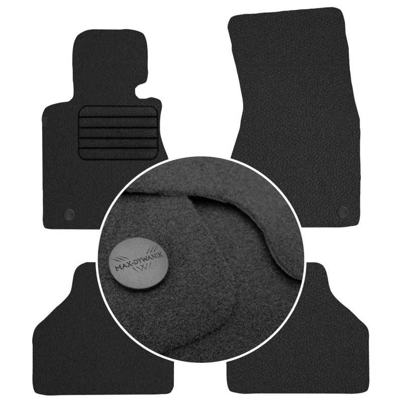 BMW 7 E65 Short 2001-2008 Veliūriniai kilimėliai MAX-MAT