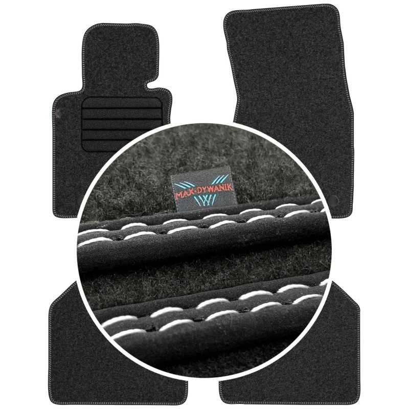 BMW 7 E66 Long 2001-2008 Veliūriniai kilimėliai MAX-MAT