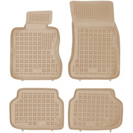 BMW 7 F01 2008-2015 Guminiai kilimėliai REZAW BEIGE 200707/B