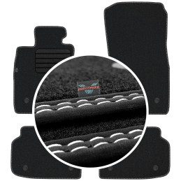 BMW 7 F01 2008-2015 Veliūriniai kilimėliai MAX-MAT