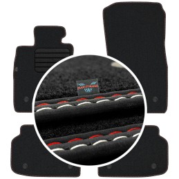 BMW 7 F01 2008-2015 Veliūriniai kilimėliai MAX-MAT