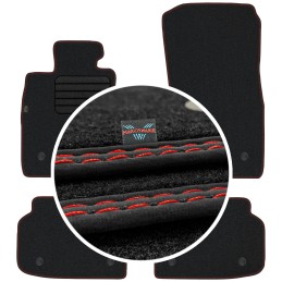 BMW 7 F01 2008-2015 Veliūriniai kilimėliai MAX-MAT