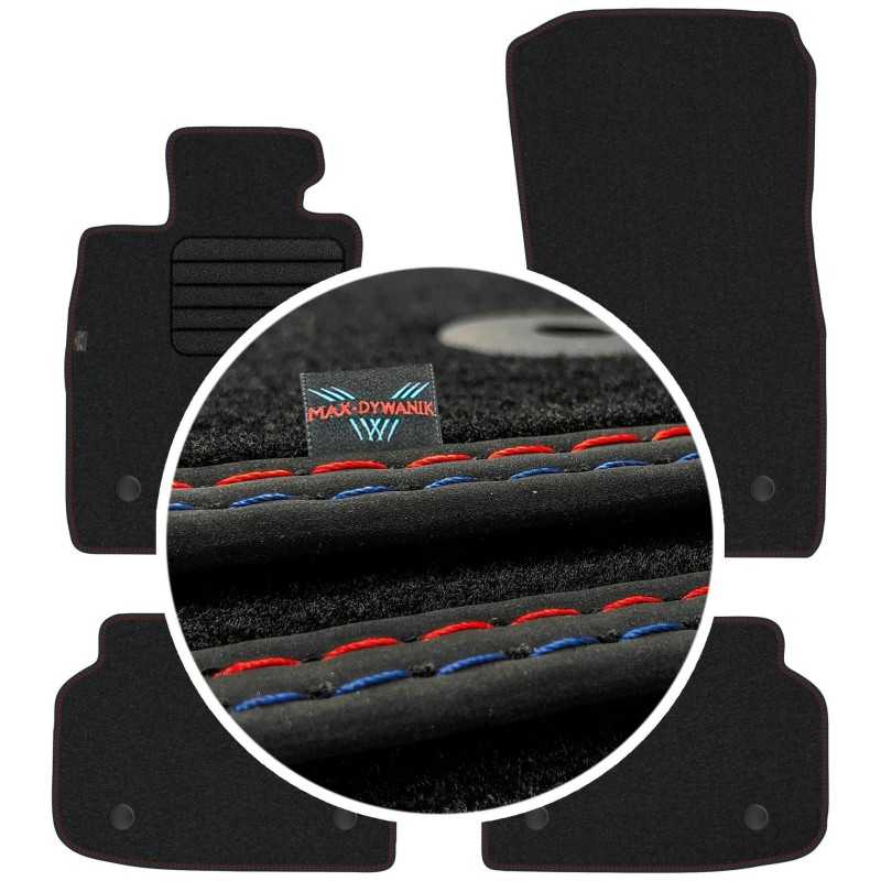 BMW 7 F01 2008-2015 Veliūriniai kilimėliai MAX-MAT