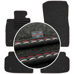 BMW 7 F01 2008-2015 Veliūriniai kilimėliai MAX-MAT