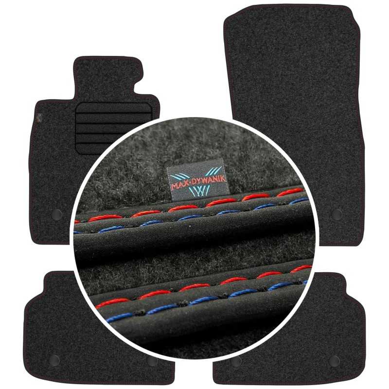 BMW 7 F01 2008-2015 Veliūriniai kilimėliai MAX-MAT