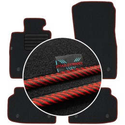 BMW 7 F01 2008-2015 Veliūriniai kilimėliai MAX-MAT