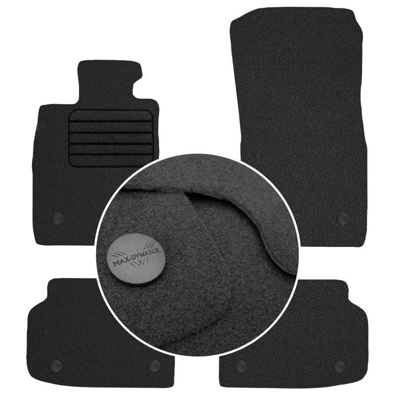 BMW 7 F01 2008-2015 Veliūriniai kilimėliai MAX-MAT