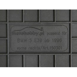 BMW s5 E39 1995-2004 m. guminiai kilimėliai MOTOHOBBY priekiniai 150301/2