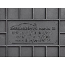 BMW s5 F10 F11 2010-2013 Guminiai kilimėliai MOTOHOBBY 160105