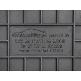 BMW s5 F10 F11 2010-2013 m. guminiai kilimėliai MOTOHOBBY FRONT 160105/2