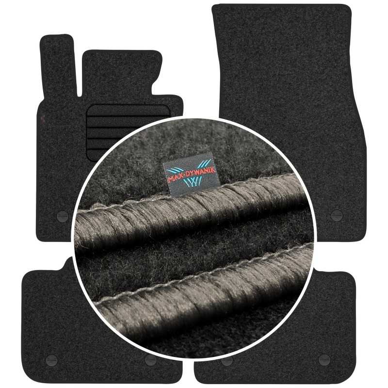 BMW s6 G32 GT 2017- Veliūriniai kilimėliai MAX-DYWANIK