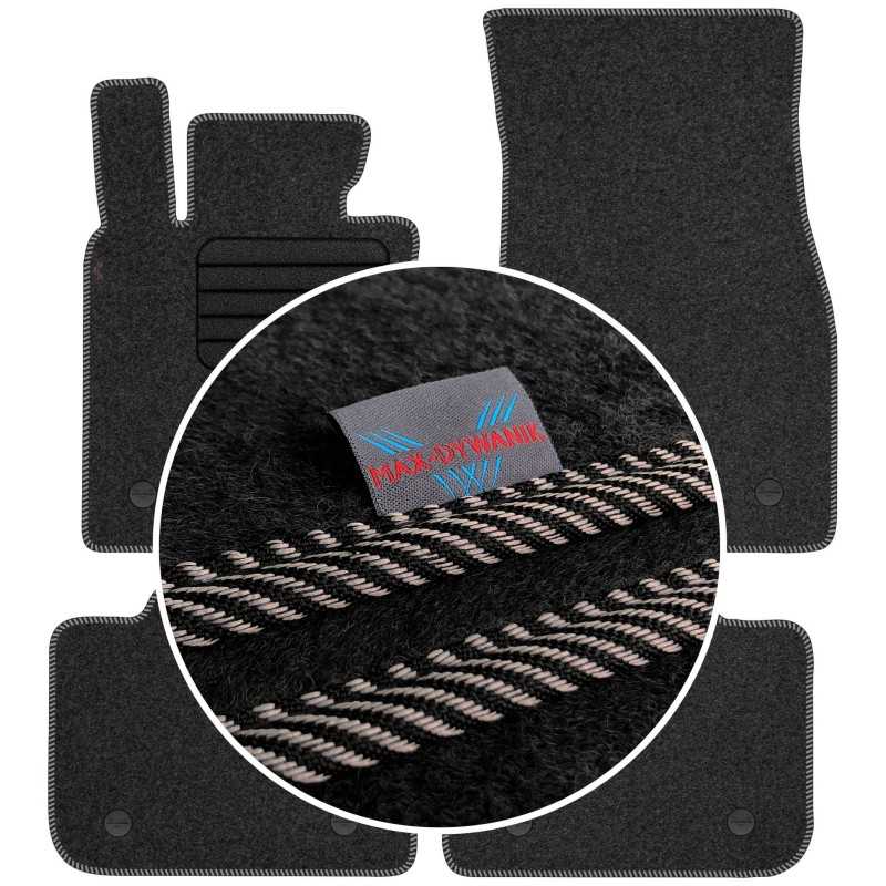 BMW s6 G32 GT 2017- Veliūriniai kilimėliai MAX-DYWANIK