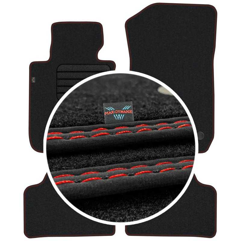 BMW X1 E84 2009-2015 (sDrive) Veliūriniai grindų kilimėliai MAX-DYWANIK
