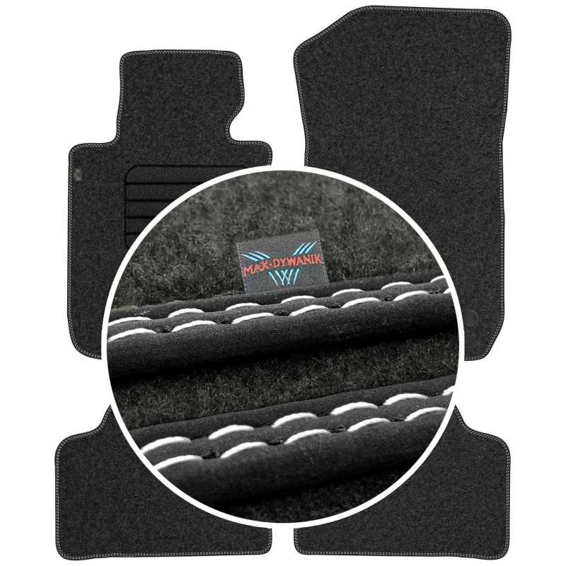 BMW X1 E84 2009-2015 (sDrive) Veliūriniai grindų kilimėliai MAX-DYWANIK