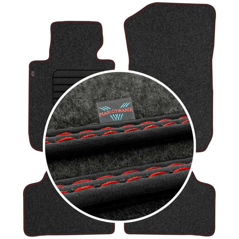 BMW X1 E84 2009-2015 (sDrive) Veliūriniai grindų kilimėliai MAX-DYWANIK