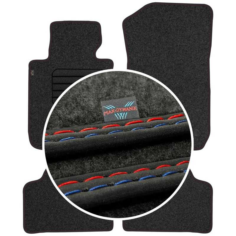 BMW X1 E84 2009-2015 (sDrive) Veliūriniai grindų kilimėliai MAX-DYWANIK