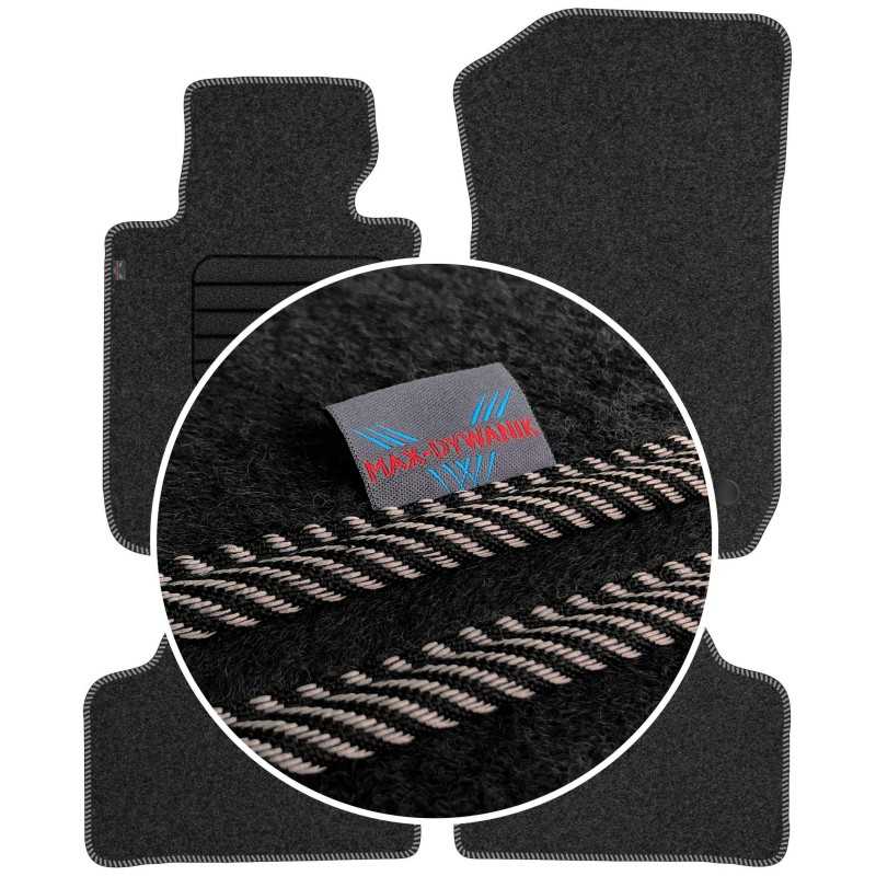 BMW X1 E84 2009-2015 (sDrive) Veliūriniai grindų kilimėliai MAX-DYWANIK