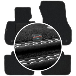 BMW X1 F48 2015- (be atramos kojoms) MAX-DYWANIK veliūriniai kilimėliai