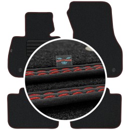 BMW X1 F48 2015- (be atramos kojoms) MAX-DYWANIK veliūriniai kilimėliai