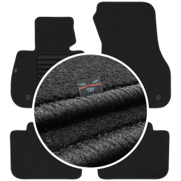 BMW X1 F48 2015- (be atramos kojoms) MAX-DYWANIK veliūriniai kilimėliai