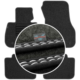 BMW X1 F48 2015- (be atramos kojoms) MAX-DYWANIK veliūriniai kilimėliai