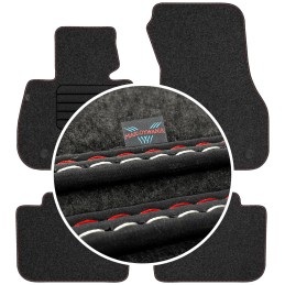 BMW X1 F48 2015- (be atramos kojoms) MAX-DYWANIK veliūriniai kilimėliai