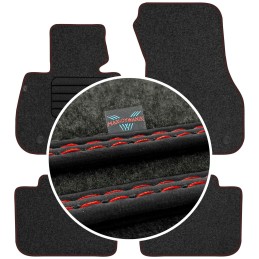 BMW X1 F48 2015- (be atramos kojoms) MAX-DYWANIK veliūriniai kilimėliai