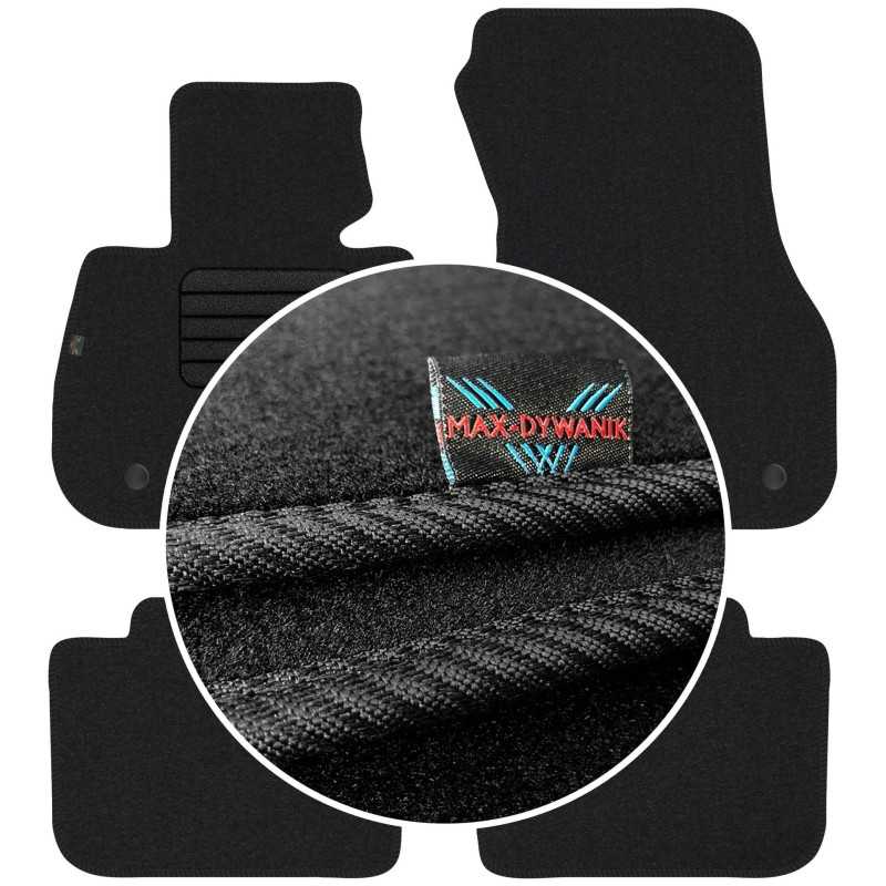 BMW X1 F48 2015- (be atramos kojoms) MAX-DYWANIK veliūriniai kilimėliai