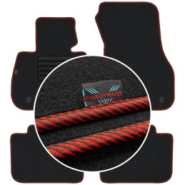 BMW X1 F48 2015- (be atramos kojoms) MAX-DYWANIK veliūriniai kilimėliai