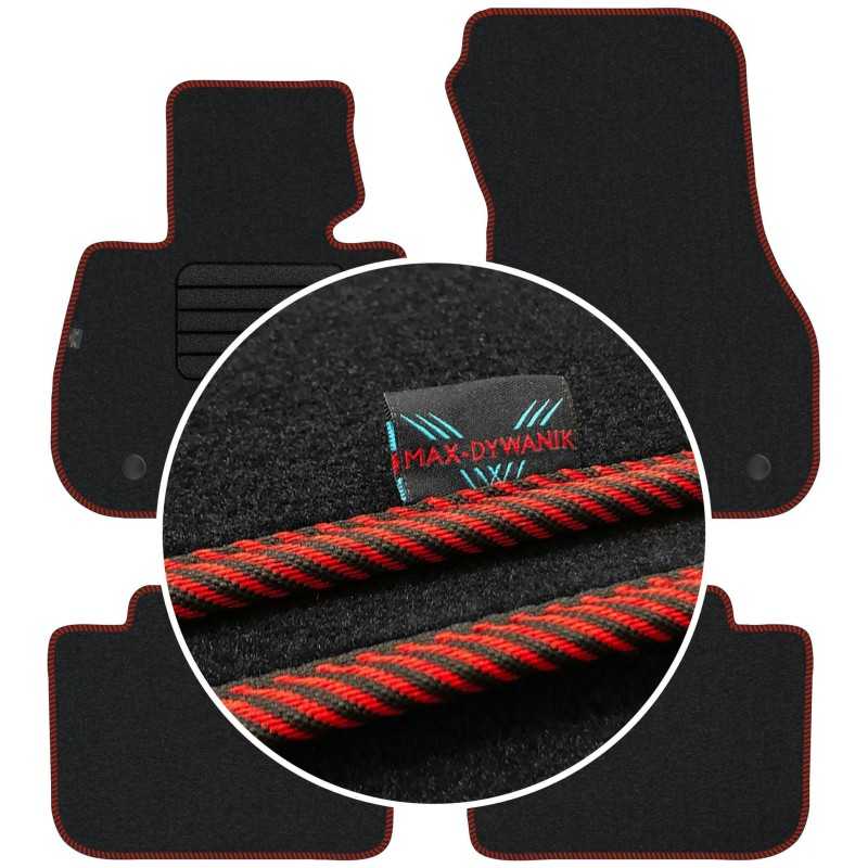 BMW X1 F48 2015- (be atramos kojoms) MAX-DYWANIK veliūriniai kilimėliai