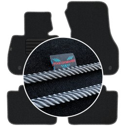 BMW X1 F48 2015- (be atramos kojoms) MAX-DYWANIK veliūriniai kilimėliai