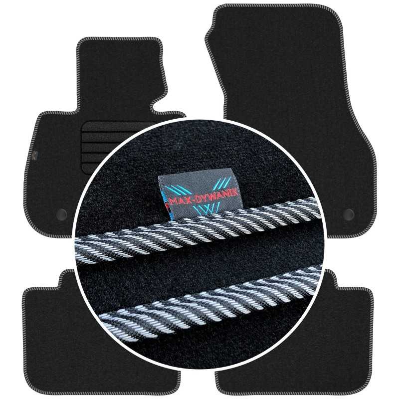 BMW X1 F48 2015- (be atramos kojoms) MAX-DYWANIK veliūriniai kilimėliai