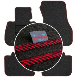 BMW X1 F48 2015- (be atramos kojoms) MAX-DYWANIK veliūriniai kilimėliai