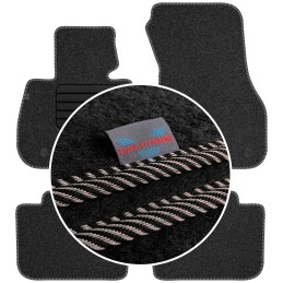 BMW X1 F48 2015- (be atramos kojoms) MAX-DYWANIK veliūriniai kilimėliai