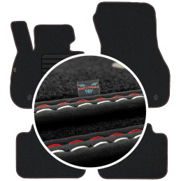 BMW X1 F48 2015- (su letena) Veliūriniai kilimėliai MAX-DYWANIK