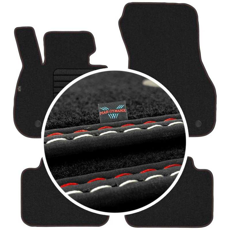 BMW X1 F48 2015- (su letena) Veliūriniai kilimėliai MAX-DYWANIK