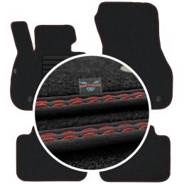 BMW X1 F48 2015- (su letena) Veliūriniai kilimėliai MAX-DYWANIK