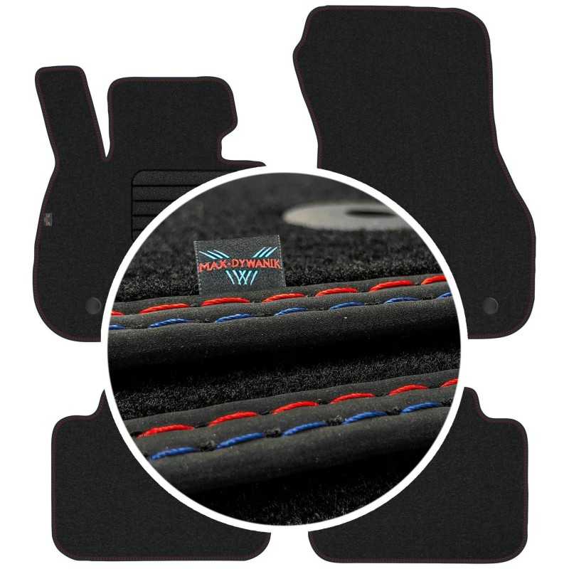 BMW X1 F48 2015- (su letena) Veliūriniai kilimėliai MAX-DYWANIK
