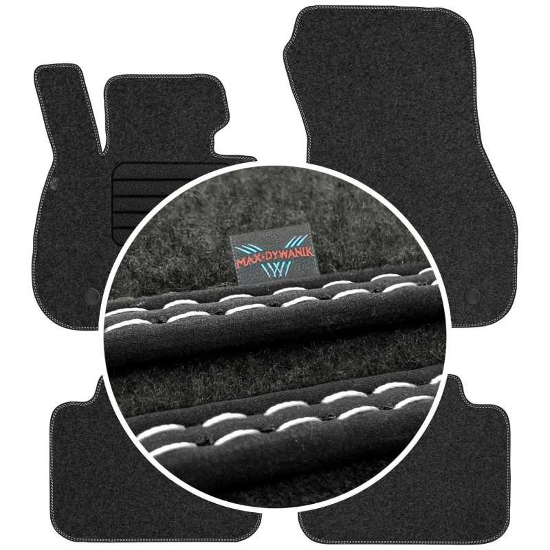 BMW X1 F48 2015- (su letena) Veliūriniai kilimėliai MAX-DYWANIK