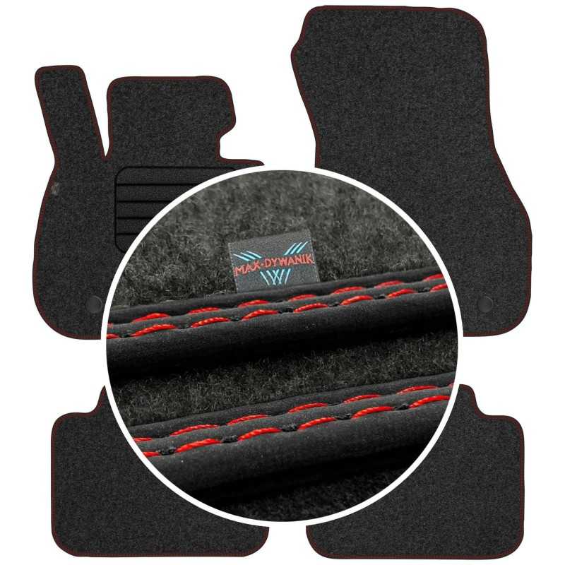 BMW X1 F48 2015- (su letena) Veliūriniai kilimėliai MAX-DYWANIK