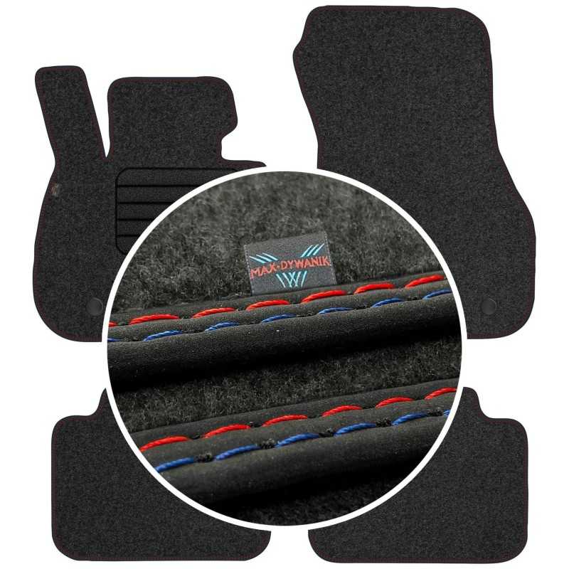 BMW X1 F48 2015- (su letena) Veliūriniai kilimėliai MAX-DYWANIK