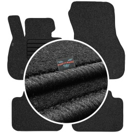 BMW X1 F48 2015- (su letena) Veliūriniai kilimėliai MAX-DYWANIK