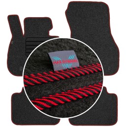 BMW X1 F48 2015- (su letena) Veliūriniai kilimėliai MAX-DYWANIK