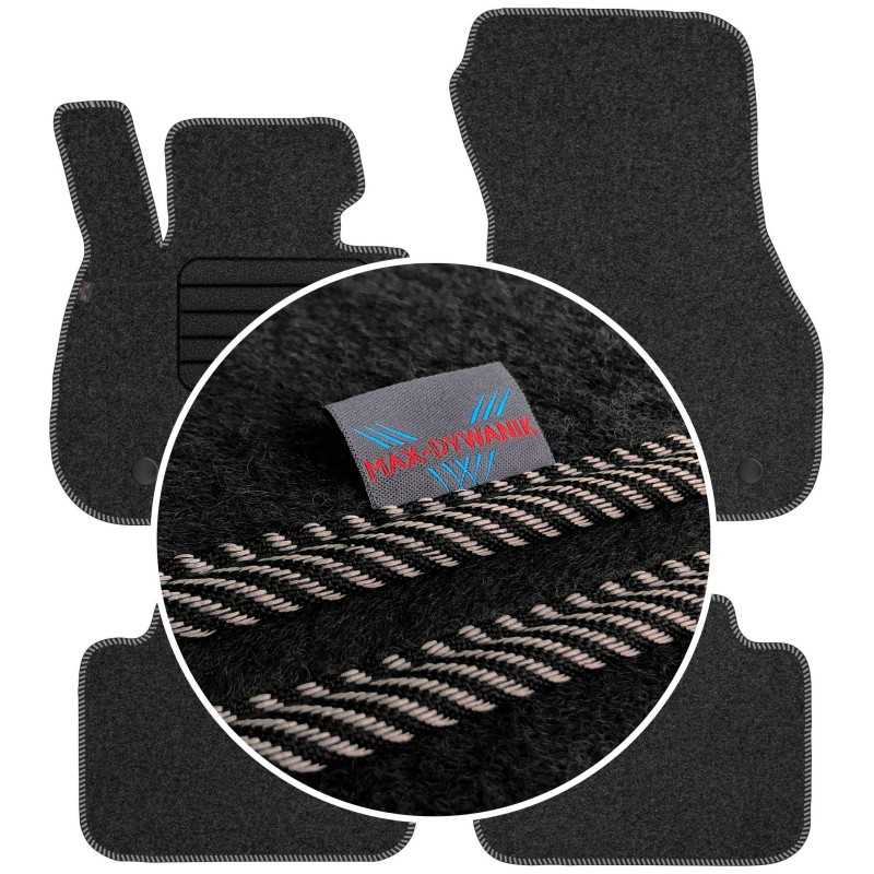 BMW X1 F48 2015- (su letena) Veliūriniai kilimėliai MAX-DYWANIK